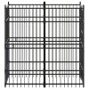 Outdoor Dog Kennel Steel 19.8 ft¬≤